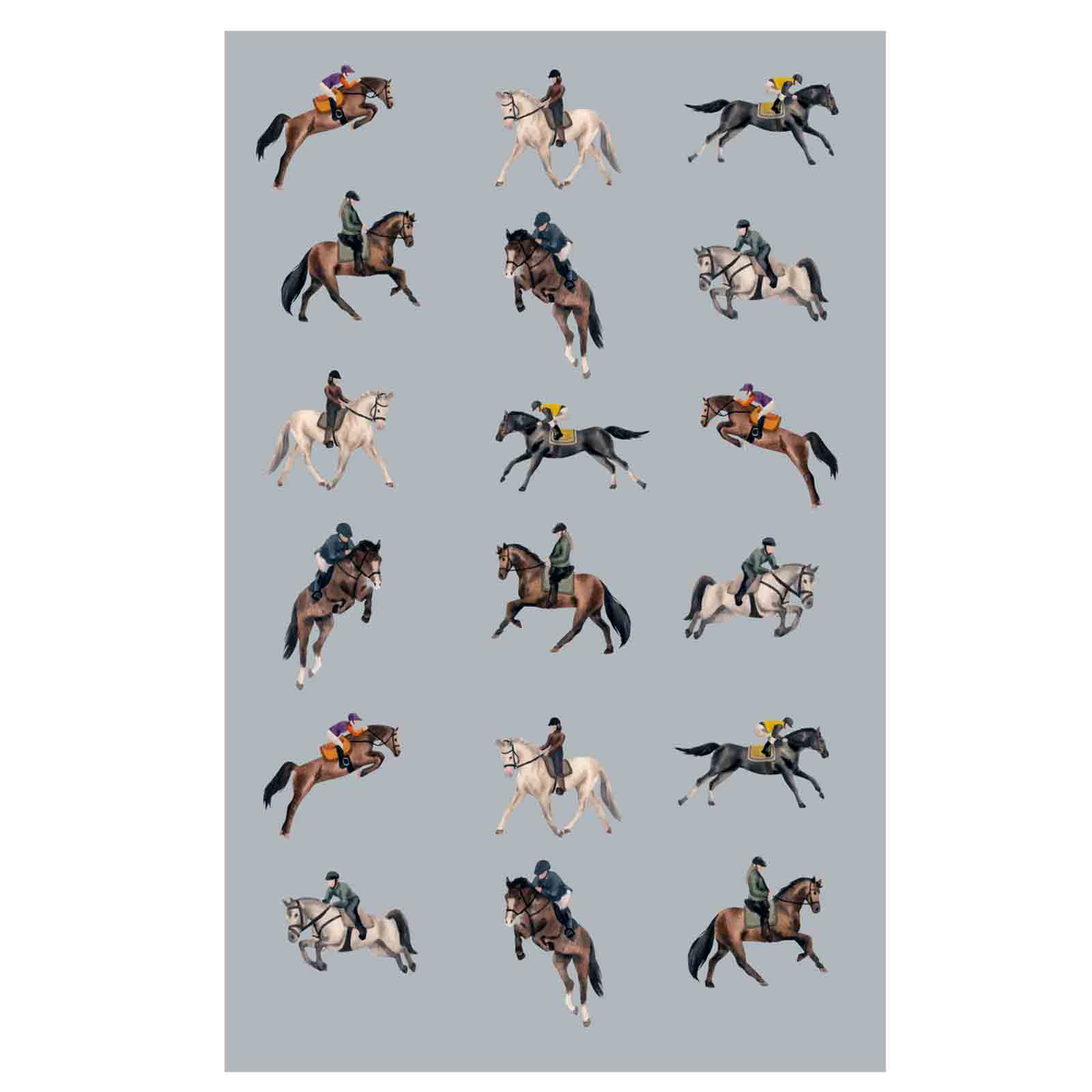 Equestrian 100% Cotton Tea Towel