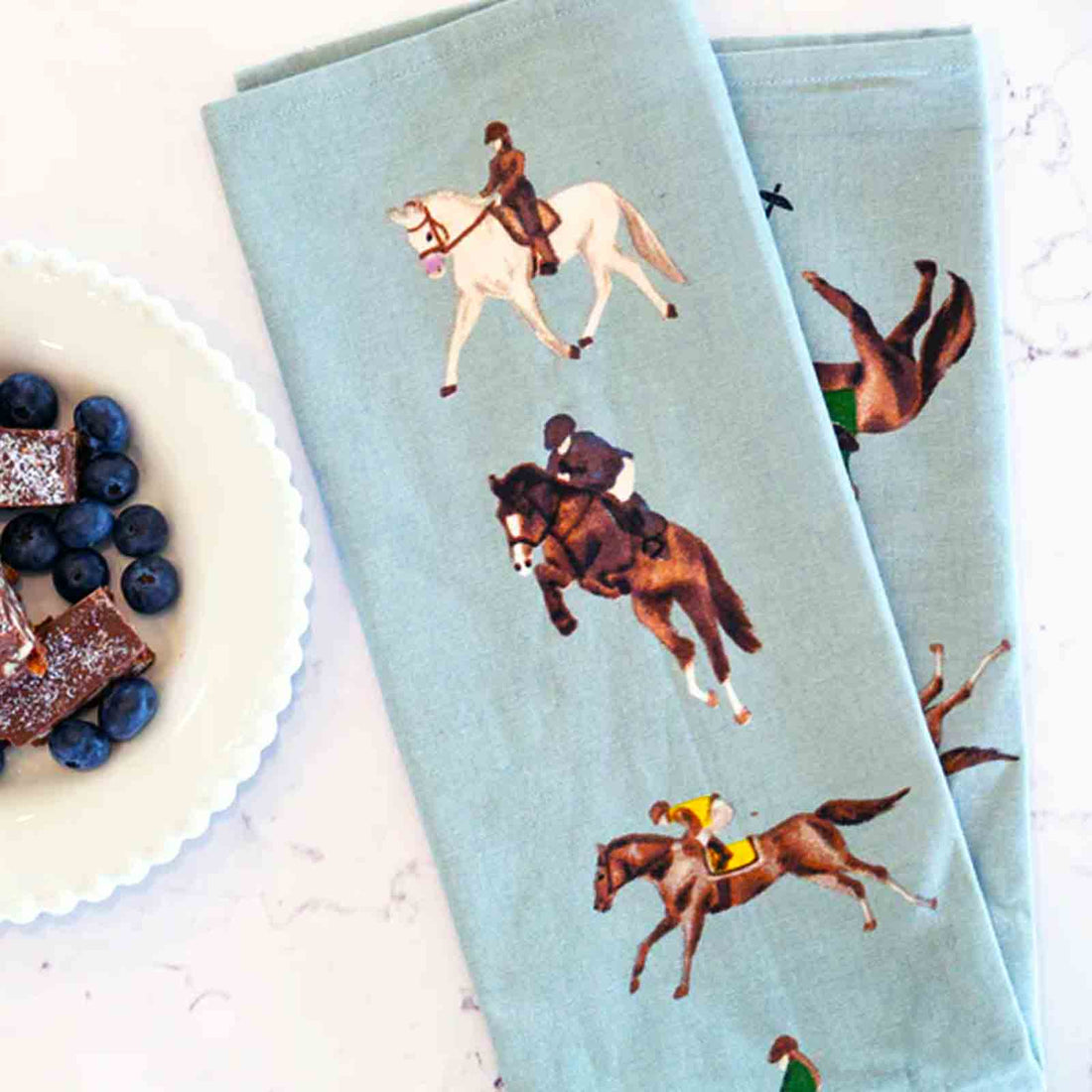 Equestrian 100% Cotton Tea Towel