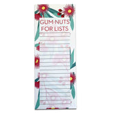 Gum Nuts For Lists Magnetic Shopping List Jotter Notepad