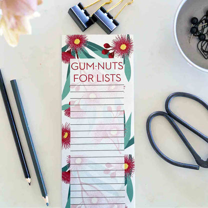 Gum Nuts For Lists Magnetic Shopping List Jotter Notepad