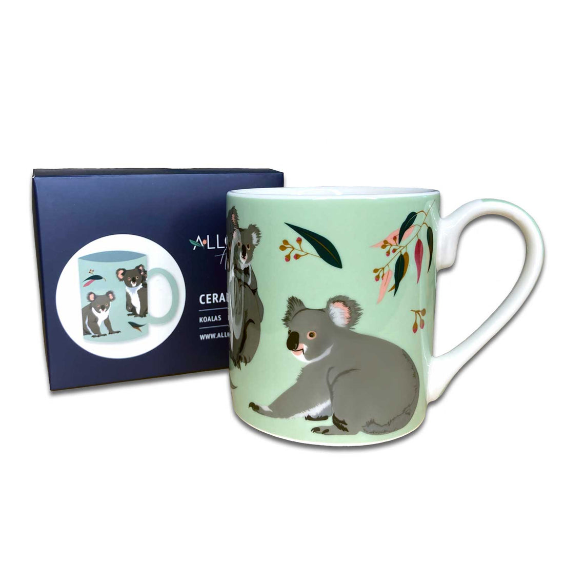 Koalas Gift Boxed Ceramic Coffee Mugs Australian Animals