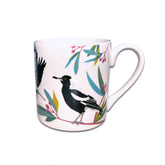 Australian Birds Magpies Gift Boxed Souvenir Ceramic Coffee Mug