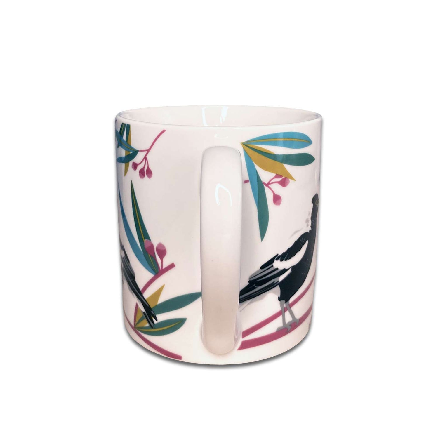 Australian Birds Magpies Gift Boxed Souvenir Ceramic Coffee Mug