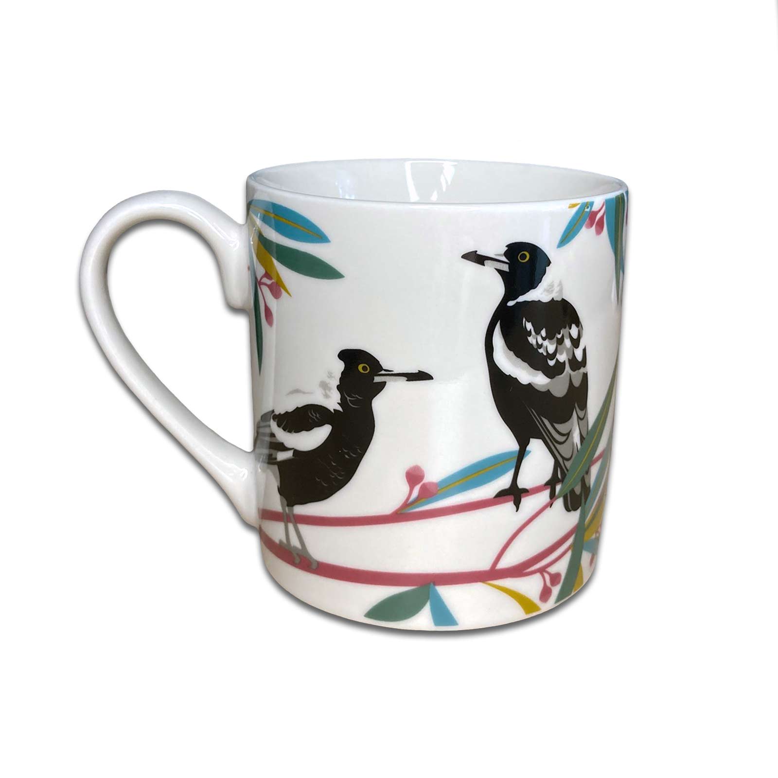 Australian Birds Magpies Gift Boxed Souvenir Ceramic Coffee Mug