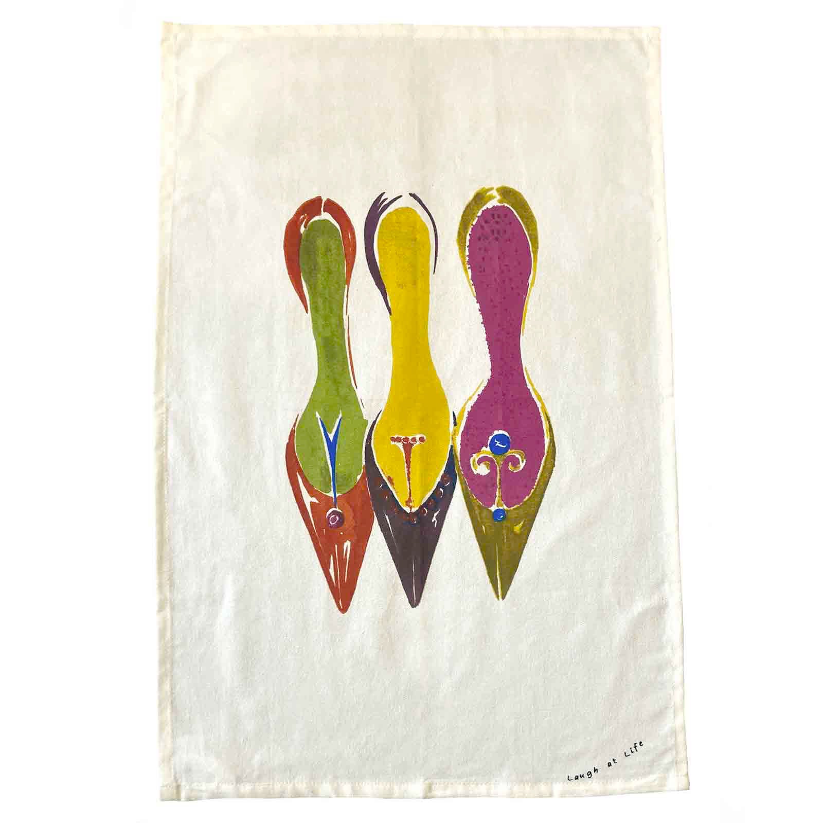 SHOES 100% Cotton Tea Towel