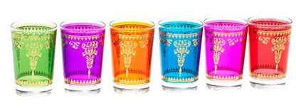 Moroccan Tea Glasses - Set of 6.