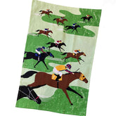 Race Horses 100% Cotton Tea Towel