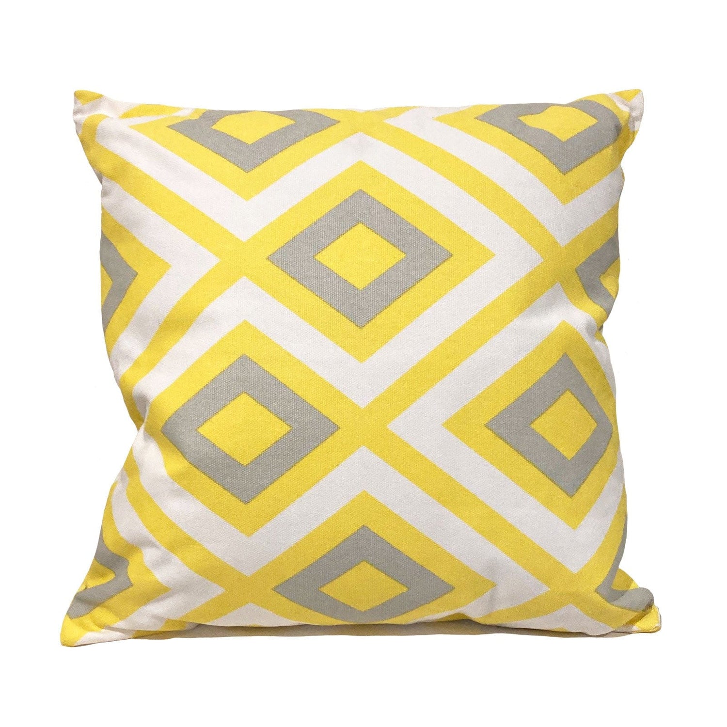 Yellow Diamond Outdoor Cushion
