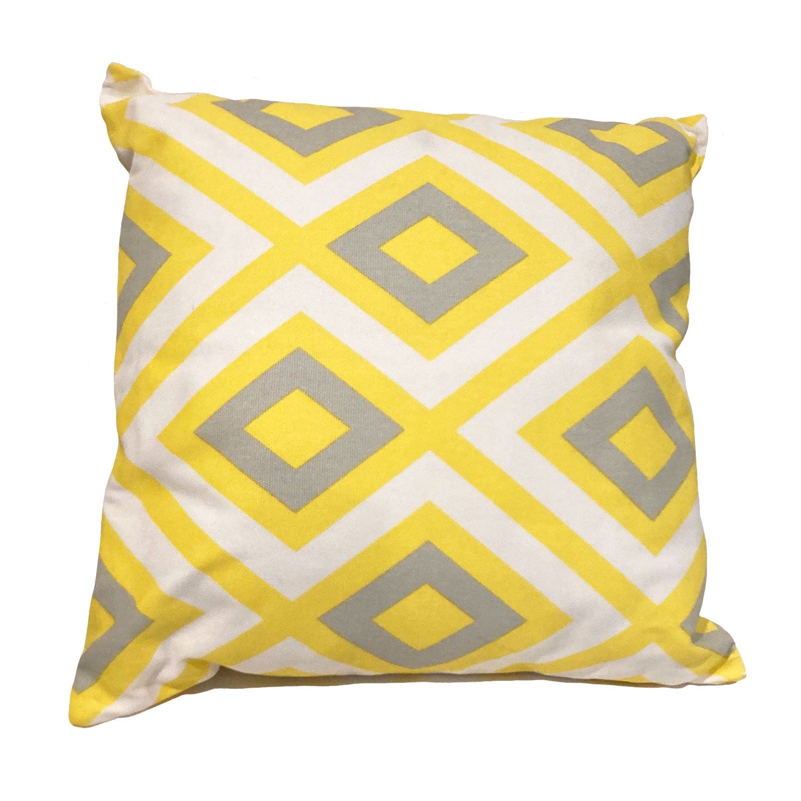 Yellow Diamond Outdoor Cushion