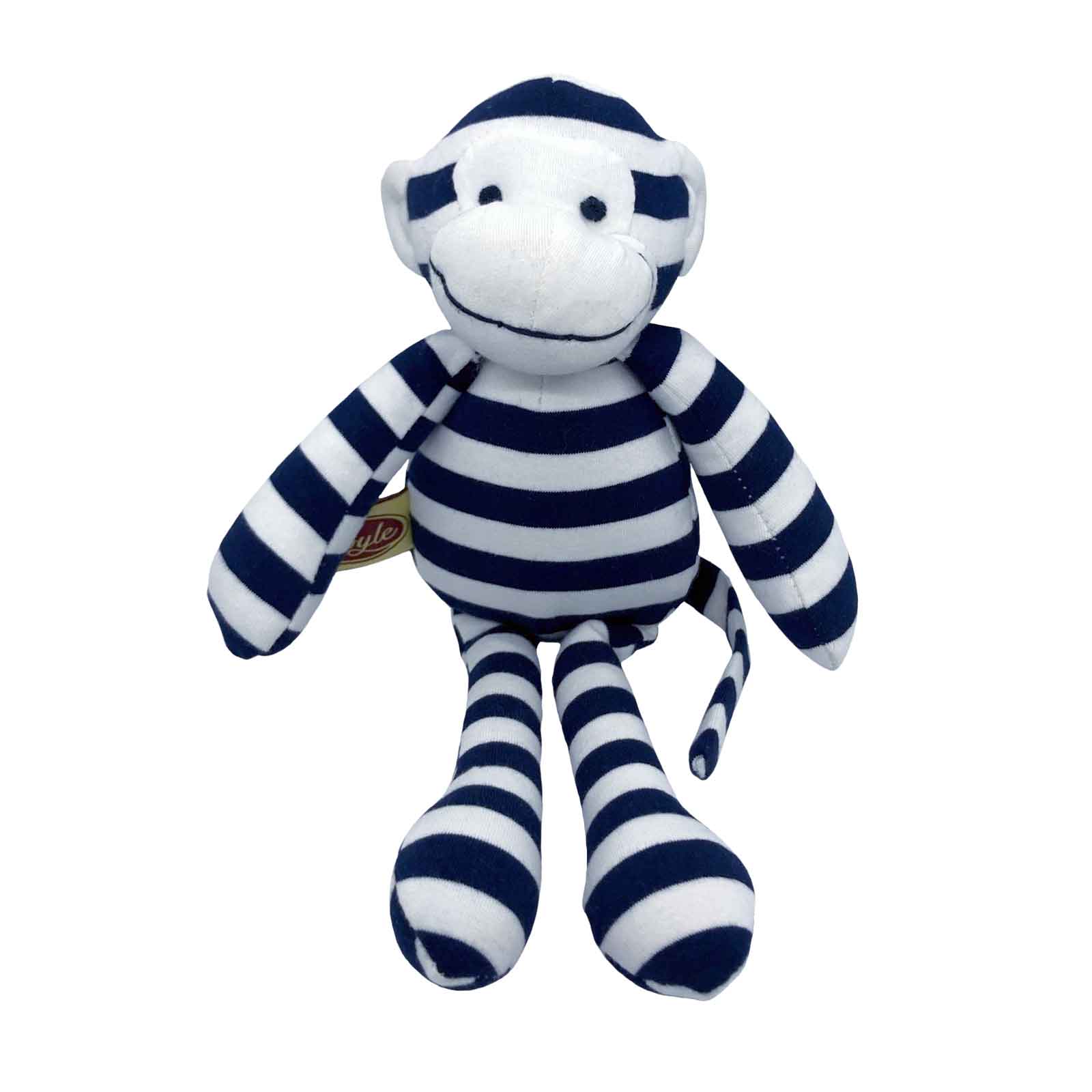 32cm Blue Striped Monkey Plush Toy